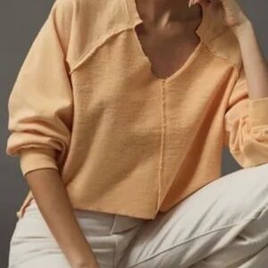 Anthropologie Pilcro Reworked Popover Sweatshirt size XS